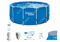 26700 Каркасный бассейн круглый INTEX Prism Frame Pool 305х76см